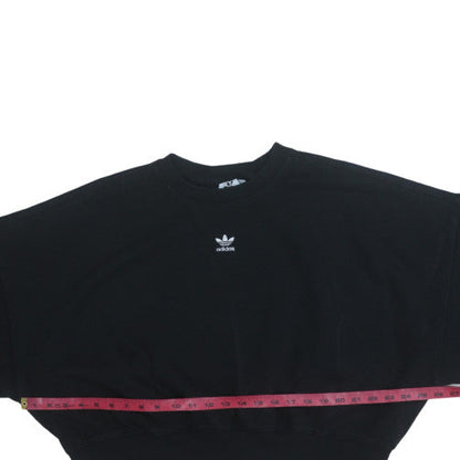 Womens UK Size 12 adidas Black Pullover Sweatshirt
