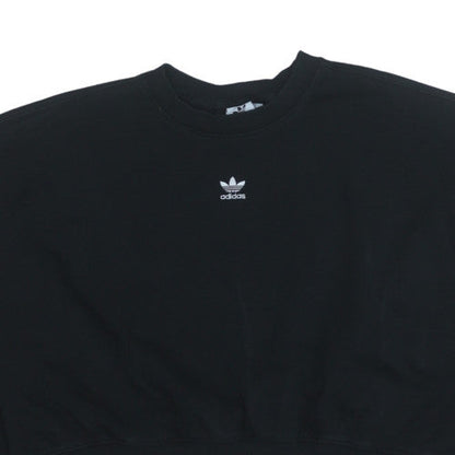 Womens UK Size 12 adidas Black Pullover Sweatshirt