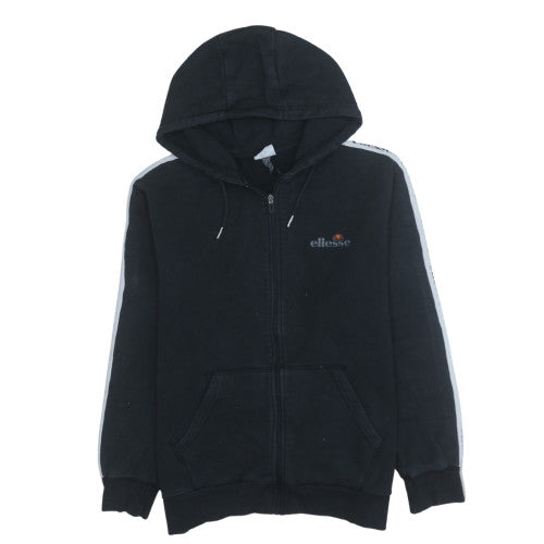 Mens UK Size M ellesse Black Full Zip Hoodie