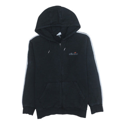 Mens UK Size M ellesse Black Full Zip Hoodie