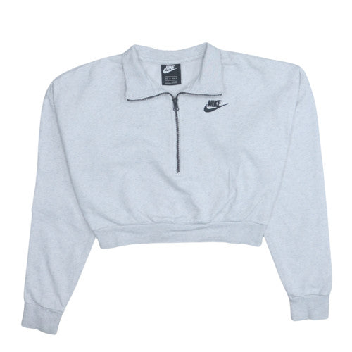 Womens UK Size XS Nike Grey Pullover Sweatshirt