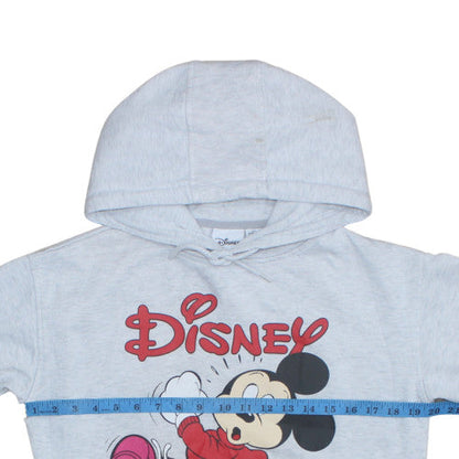 Womens UK Size XS Disney Grey Pullover Hoodie