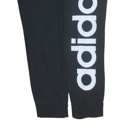 Adidas Womens Black Jogger Sweatpants Size M Elastic Waist
