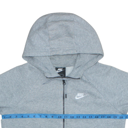 Mens UK Size S Nike Grey Full Zip Hoodie