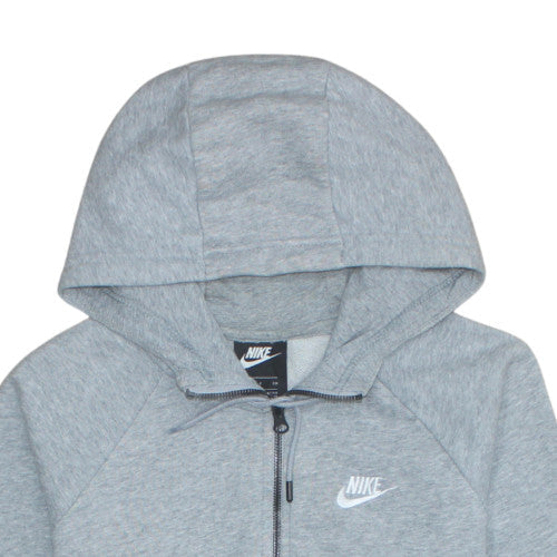 Mens UK Size S Nike Grey Full Zip Hoodie