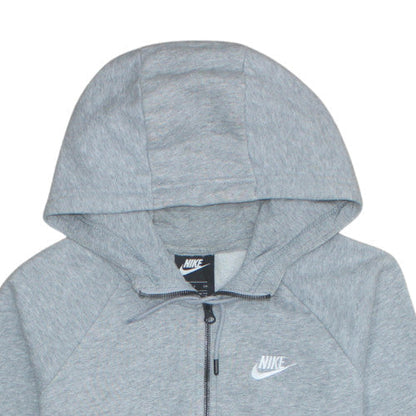 Mens UK Size S Nike Grey Full Zip Hoodie