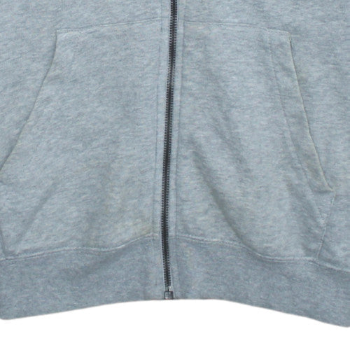 Mens UK Size S Nike Grey Full Zip Hoodie
