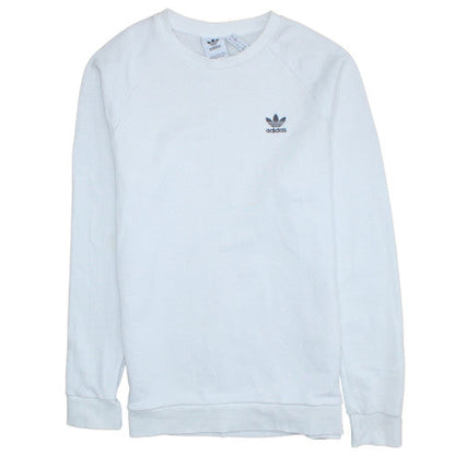 Mens UK Size M adidas White Pullover Sweatshirt