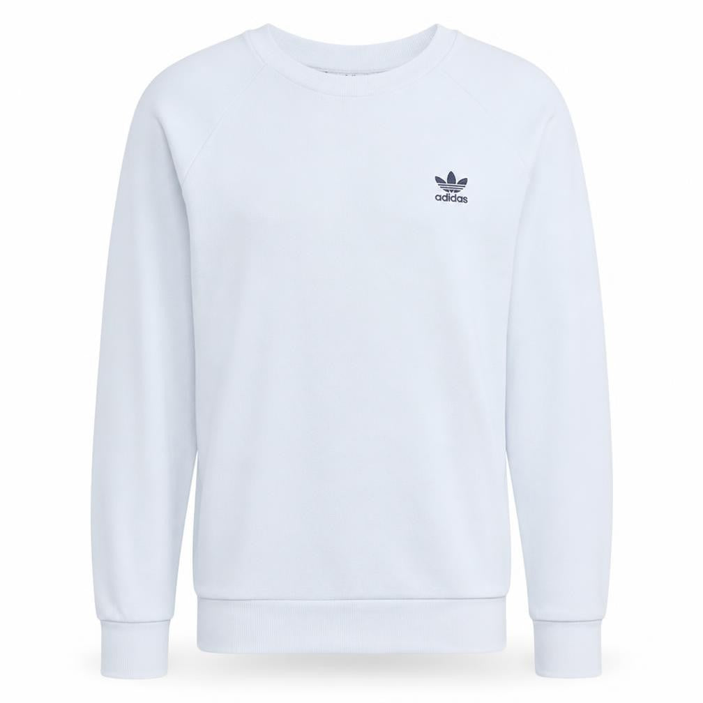 Mens UK Size M adidas White Pullover Sweatshirt
