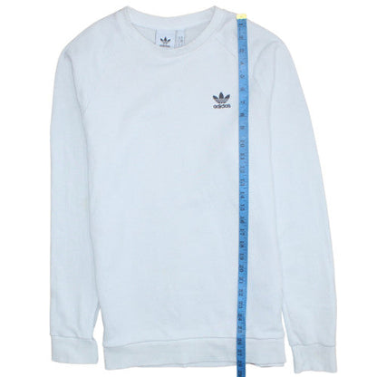 Mens UK Size M adidas White Pullover Sweatshirt