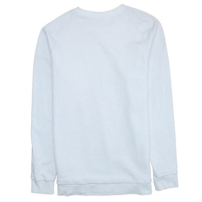 Mens UK Size M adidas White Pullover Sweatshirt