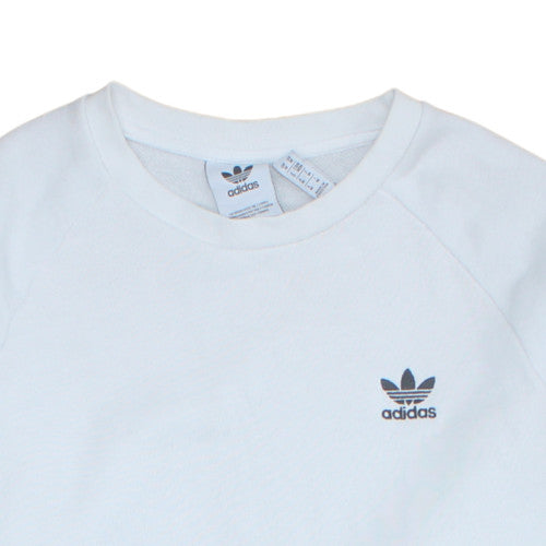 Mens UK Size M adidas White Pullover Sweatshirt