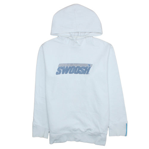 Mens UK Size L Nike White Pullover Hoodie