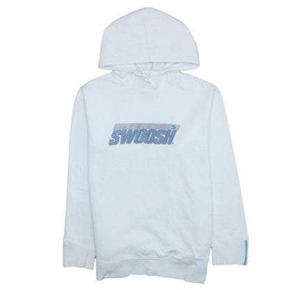 Mens UK Size L Nike White Pullover Hoodie