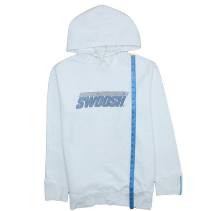 Mens UK Size L Nike White Pullover Hoodie