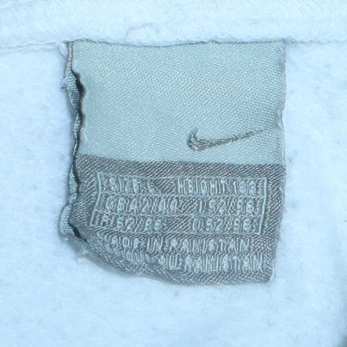 Mens UK Size L Nike White Pullover Hoodie