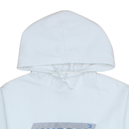 Mens UK Size L Nike White Pullover Hoodie