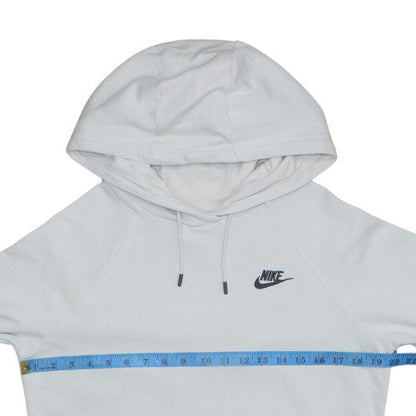 Mens UK Size S Nike White Pullover Hoodie
