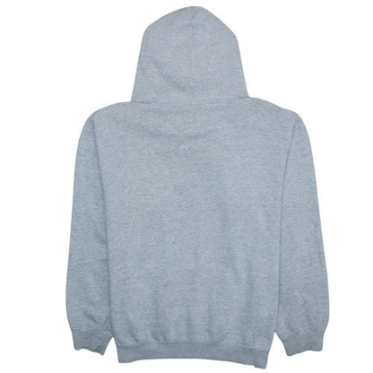 Mens UK Size L Cotton Ridge Grey Pullover Hoodie