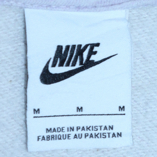 Mens UK Size M Nike Grey Pullover Hoodie