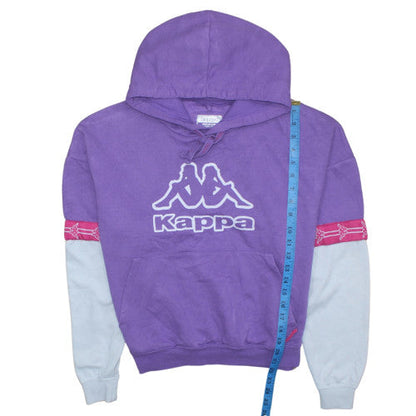 Womens UK Size M Kappa Purple Pullover Hoodie