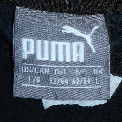Mens UK Size L PUMA Black Full Zip Hoodie