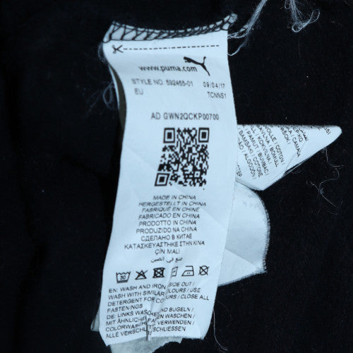 Mens UK Size L PUMA Black Full Zip Hoodie