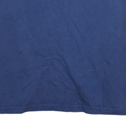 Adidas Men's Navy Blue Crew Neck Short Sleeve Cotton T-Shirt M
