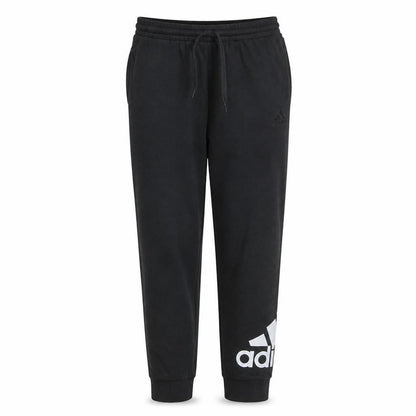 Front view of Adidas men’s black jogger trousers 2xs regular fit sportswear