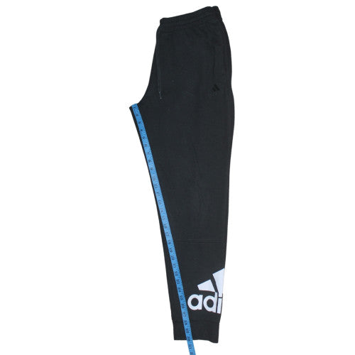 Adidas Mens Black Jogger Trousers 2XS Regular Fit Sportswear