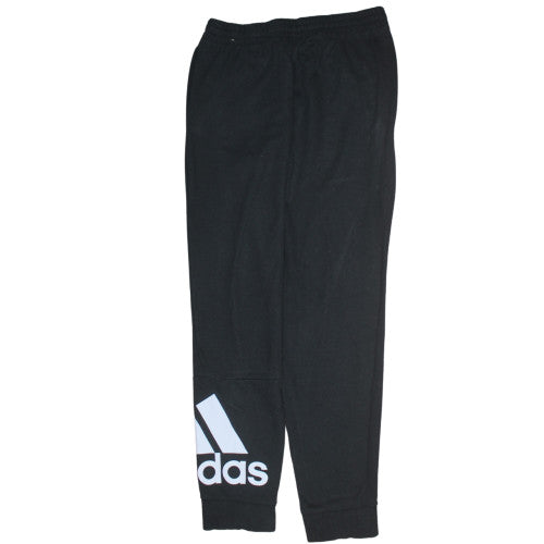Adidas Mens Black Jogger Trousers 2XS Regular Fit Sportswear