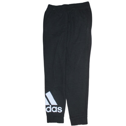 Adidas Mens Black Jogger Trousers 2XS Regular Fit Sportswear