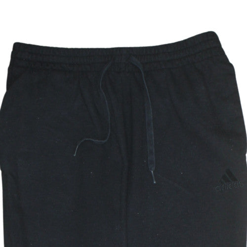 Adidas Mens Black Jogger Trousers 2XS Regular Fit Sportswear