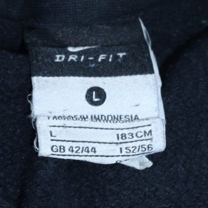 Mens UK Size L Nike Blue Pullover Hoodie