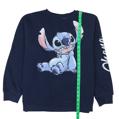 Teens UK Size M Disney Blue Pullover Sweatshirt