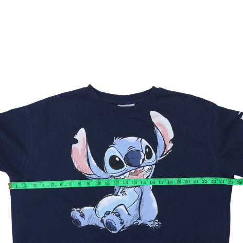 Teens UK Size M Disney Blue Pullover Sweatshirt