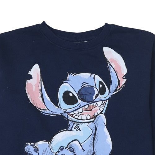 Teens UK Size M Disney Blue Pullover Sweatshirt