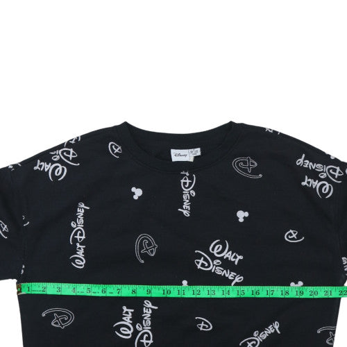 Womens UK Size XS Disney Black Pullover Sweatshirt