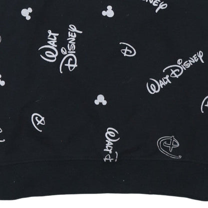 Womens UK Size XS Disney Black Pullover Sweatshirt
