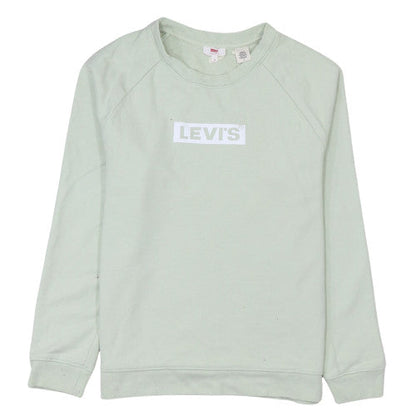 Mens UK Size M Levi's Green Pullover Sweatshirt
