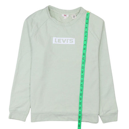 Mens UK Size M Levi's Green Pullover Sweatshirt