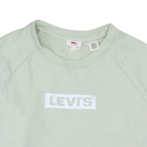 Mens UK Size M Levi's Green Pullover Sweatshirt