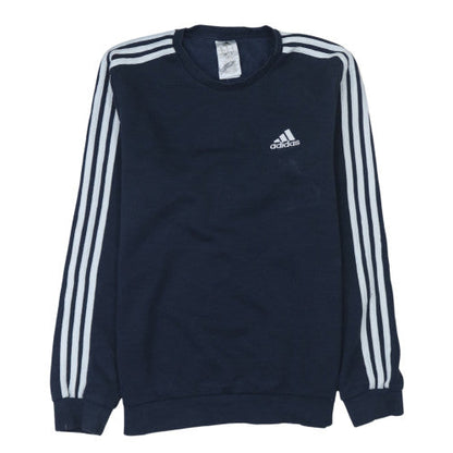 Mens UK Size S adidas Blue Pullover Sweatshirt