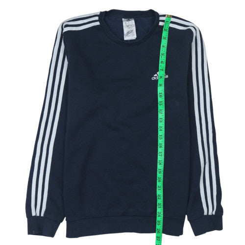 Mens UK Size S adidas Blue Pullover Sweatshirt