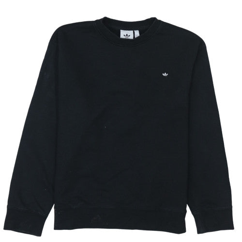 Mens UK Size M adidas Black Pullover Sweatshirt