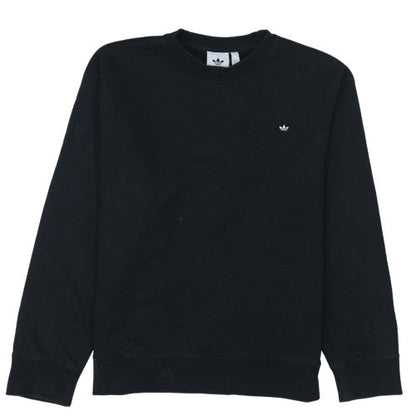 Mens UK Size M adidas Black Pullover Sweatshirt
