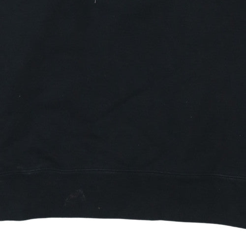 Mens UK Size M adidas Black Pullover Sweatshirt