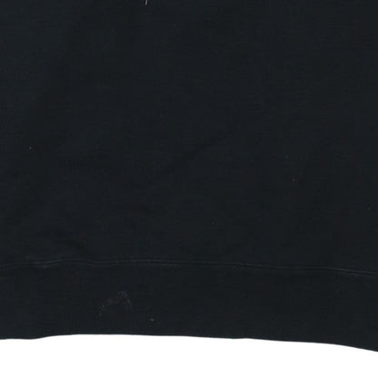 Mens UK Size M adidas Black Pullover Sweatshirt