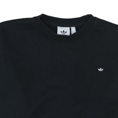 Mens UK Size M adidas Black Pullover Sweatshirt