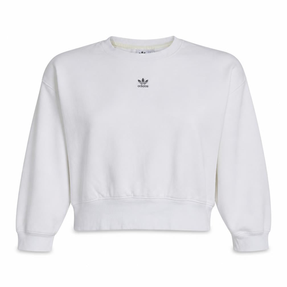 Womens UK Size 10 adidas White Pullover Sweatshirt
